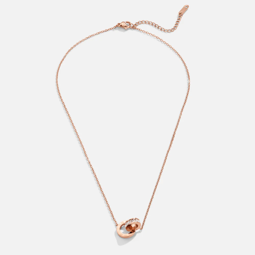 Rose Gold Infinity Necklace - Image 4
