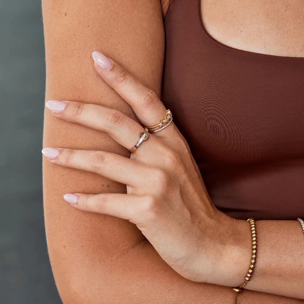 Rose Gold Infinity Ring - Image 2