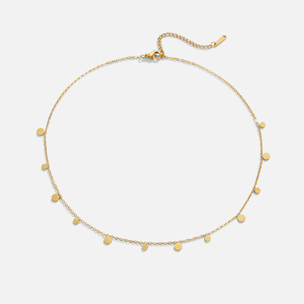Agatha Gold Droplet Necklace - Image 4
