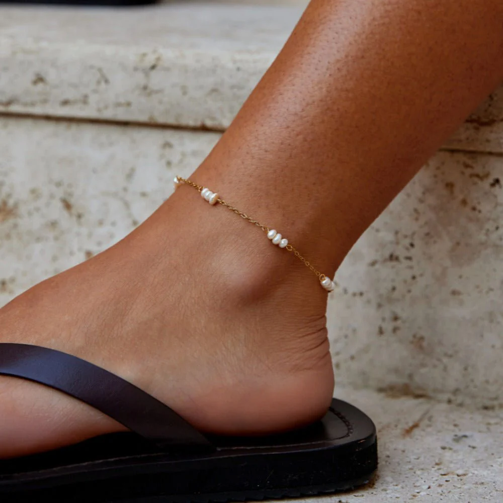 Alena Pearl Anklet - Image 3