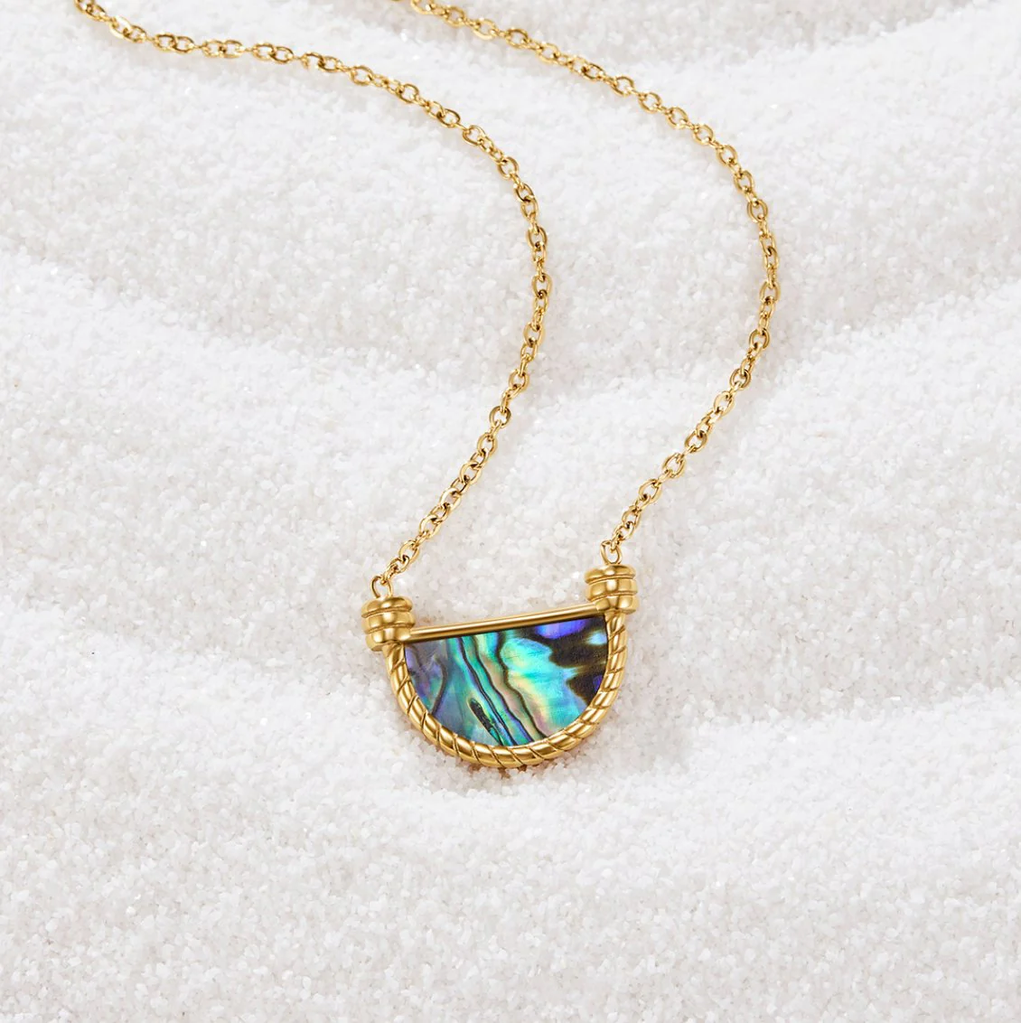 Amalfi Turquoise Shell Necklace - Image 5