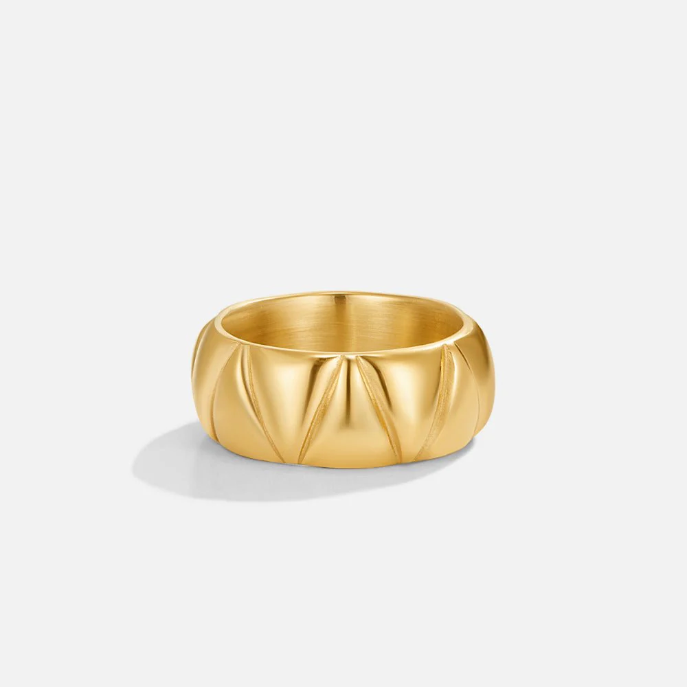 Anika Chunky Gold Ring - Image 3