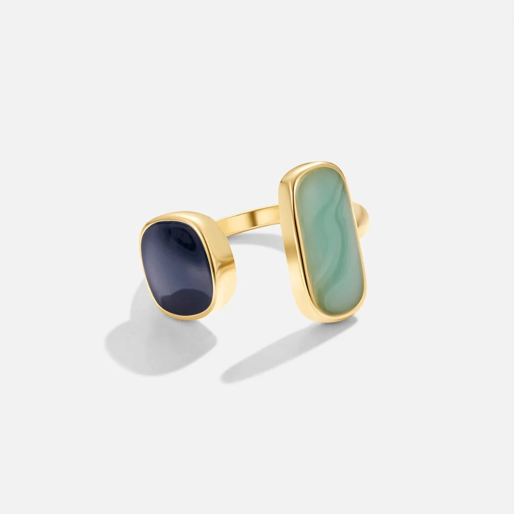 Aquamarine Wrap Ring - Image 4