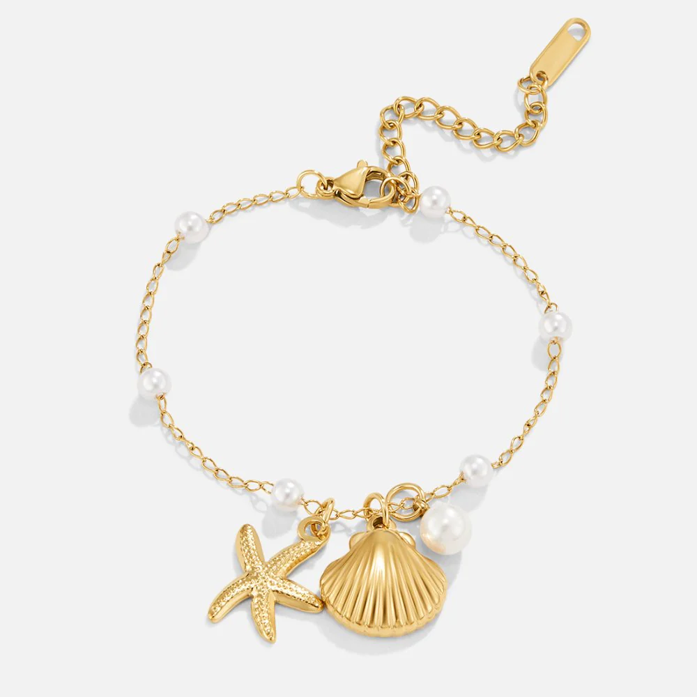 Aria Shell Charm Bracelet - Image 4