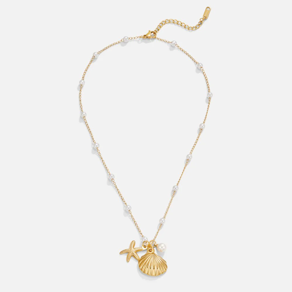 Aria Shell Charm Necklace - Image 7