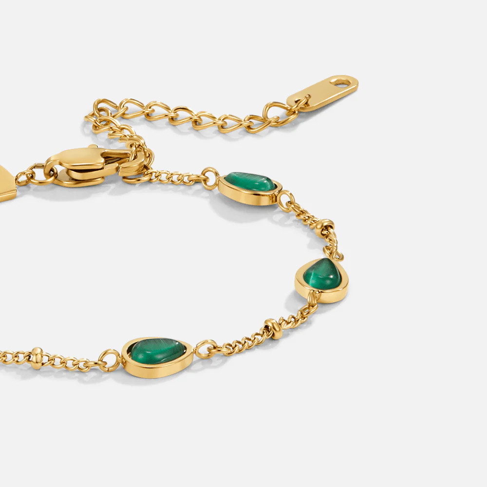 Arizona Green Stone Bracelet - Image 4