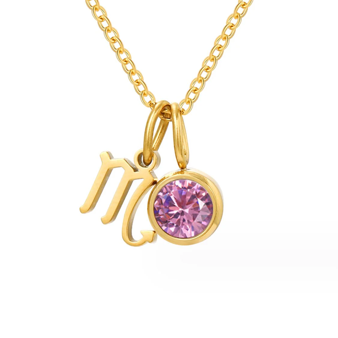 Astria Zodiac Birthstone Necklace - Image 15