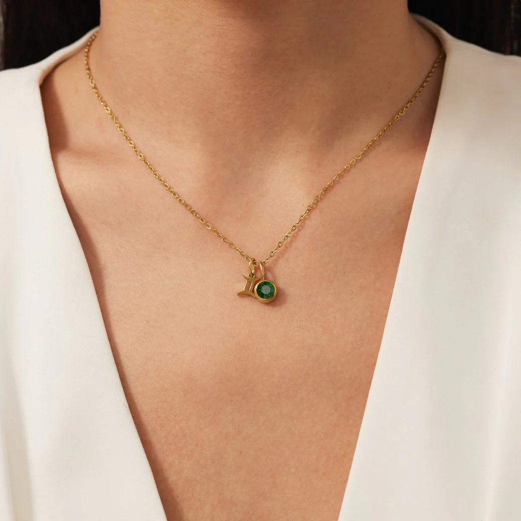 Astria Zodiac Birthstone Necklace - Image 2