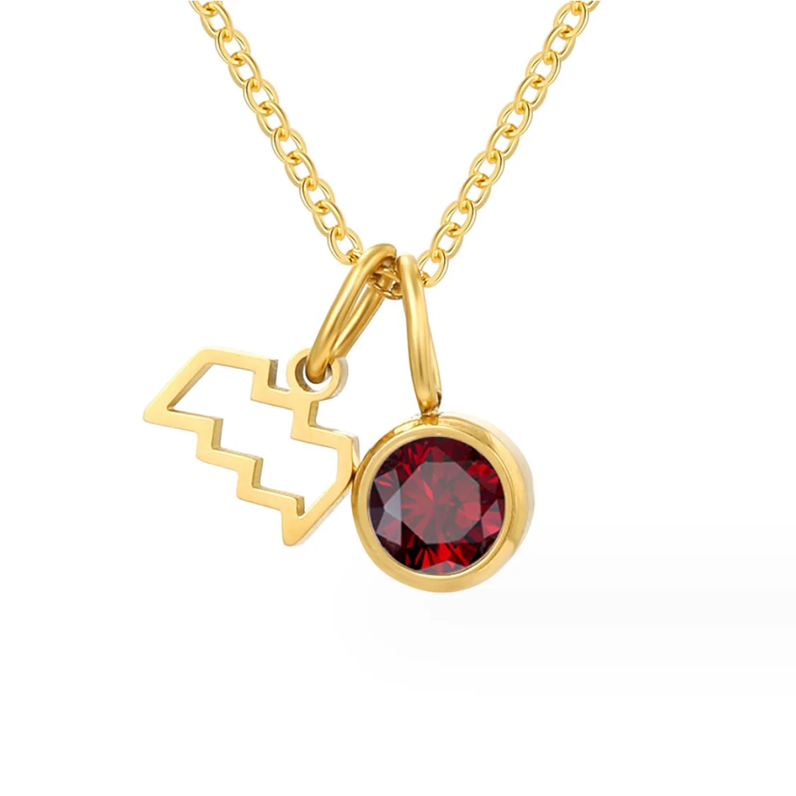 Astria Zodiac Birthstone Necklace - Image 7