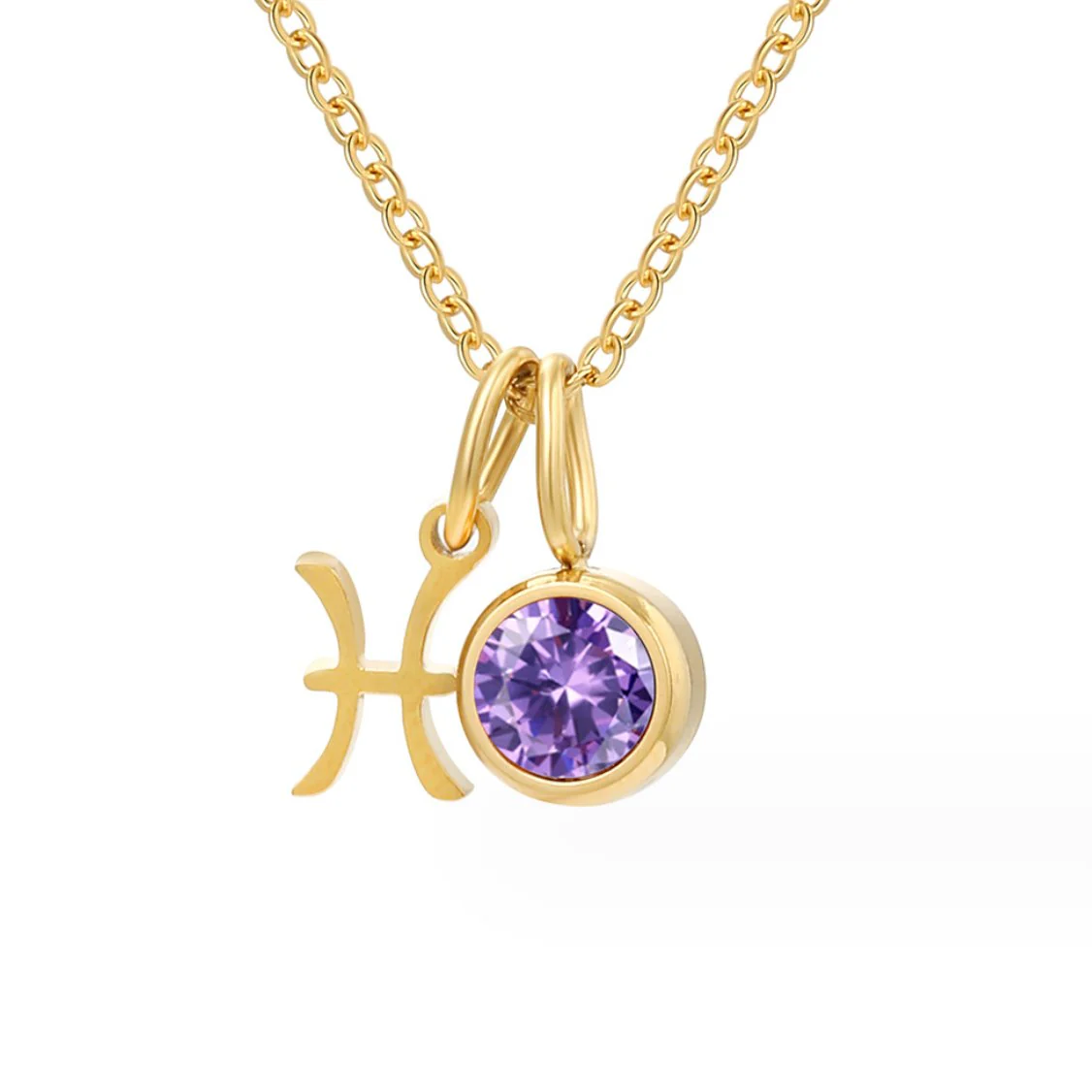 Astria Zodiac Birthstone Necklace - Image 8