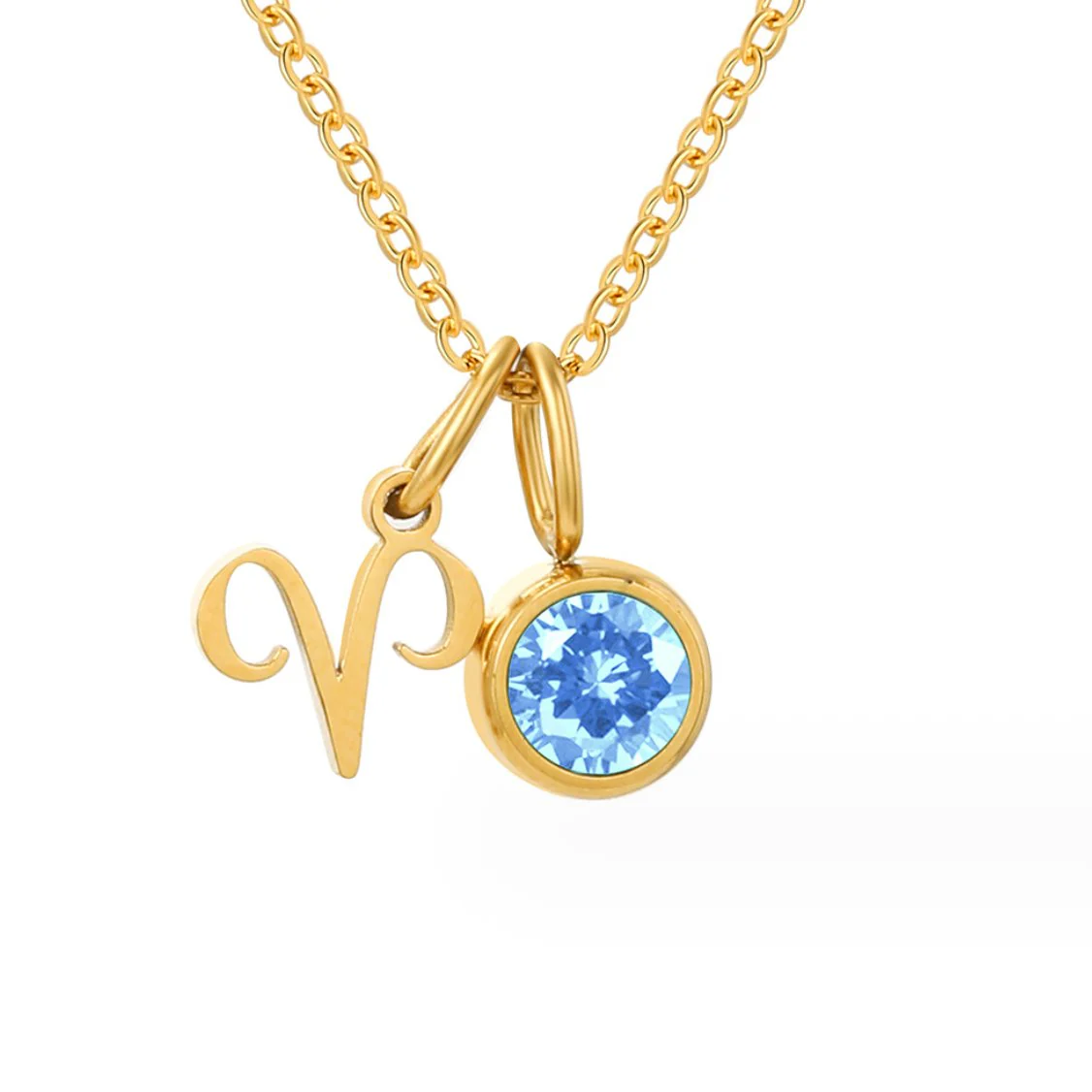 Astria Zodiac Birthstone Necklace - Image 9