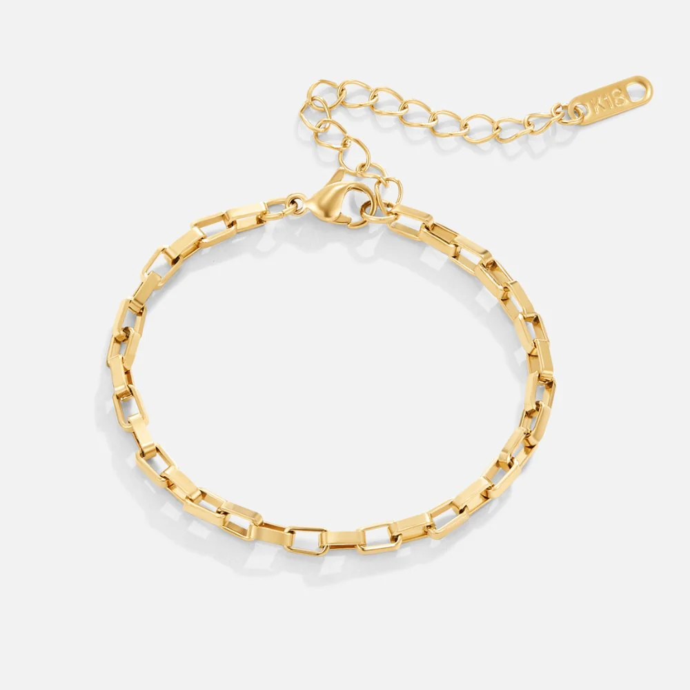 Aura Chain Gold Bracelet - Image 4