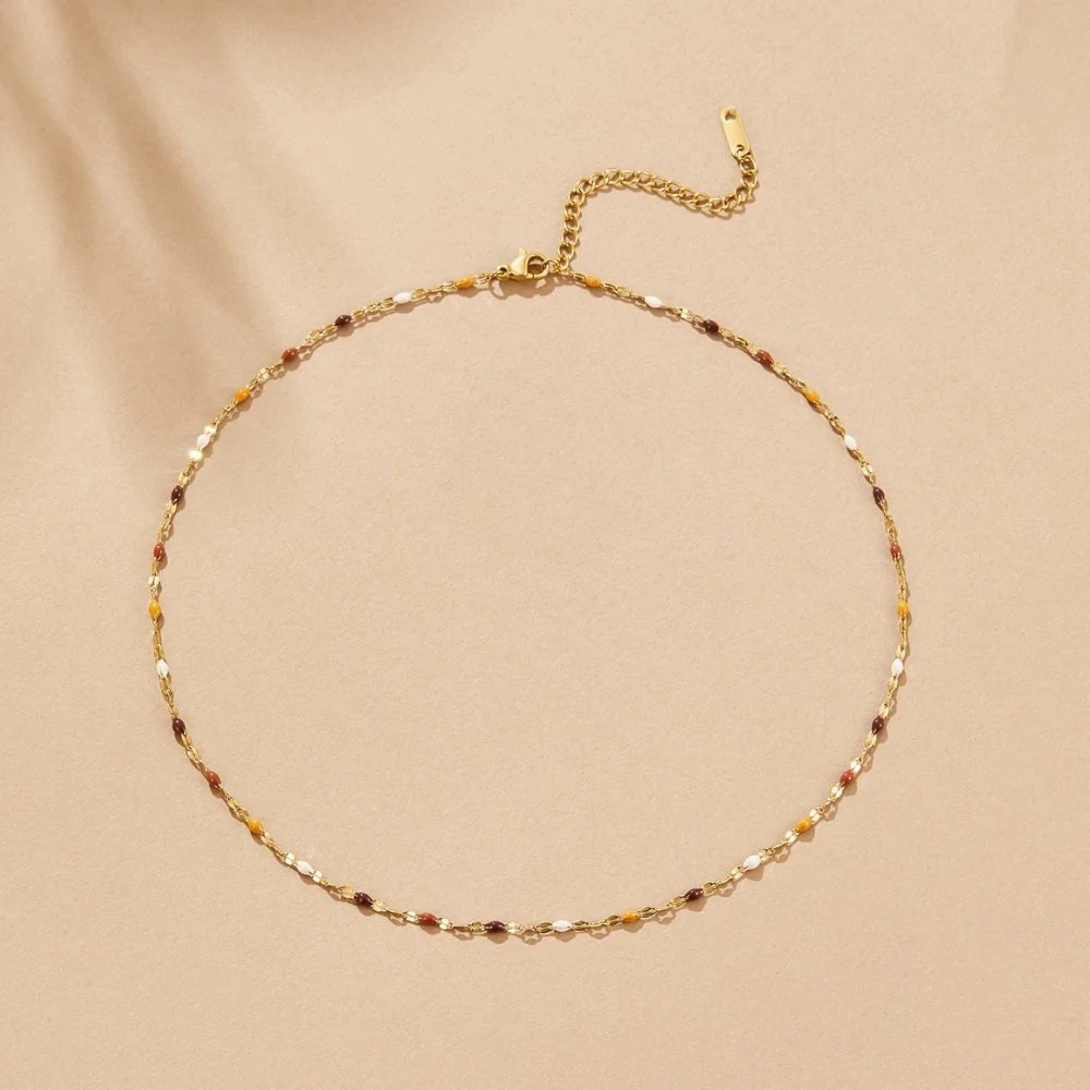 Aurora Stone Bead Necklace - Image 3