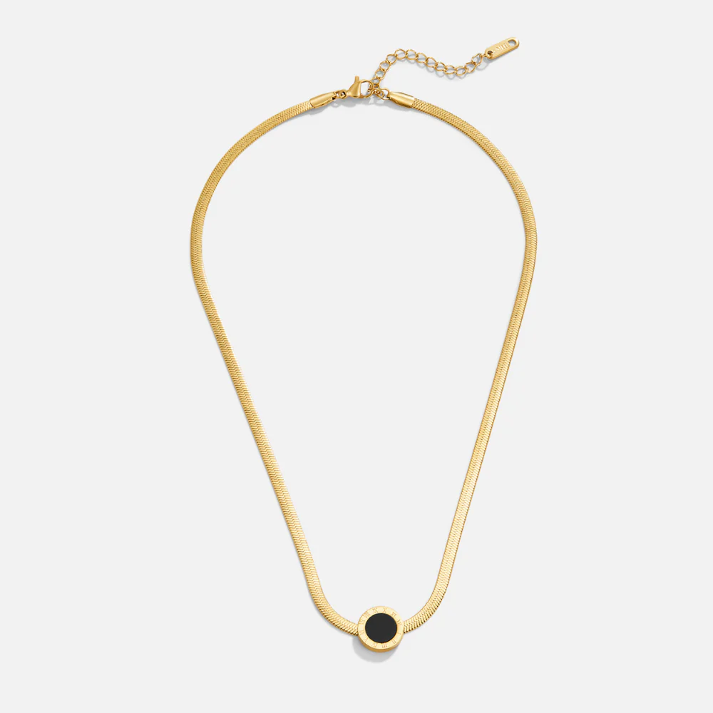 Azalea Black Pendant Necklace - Image 4