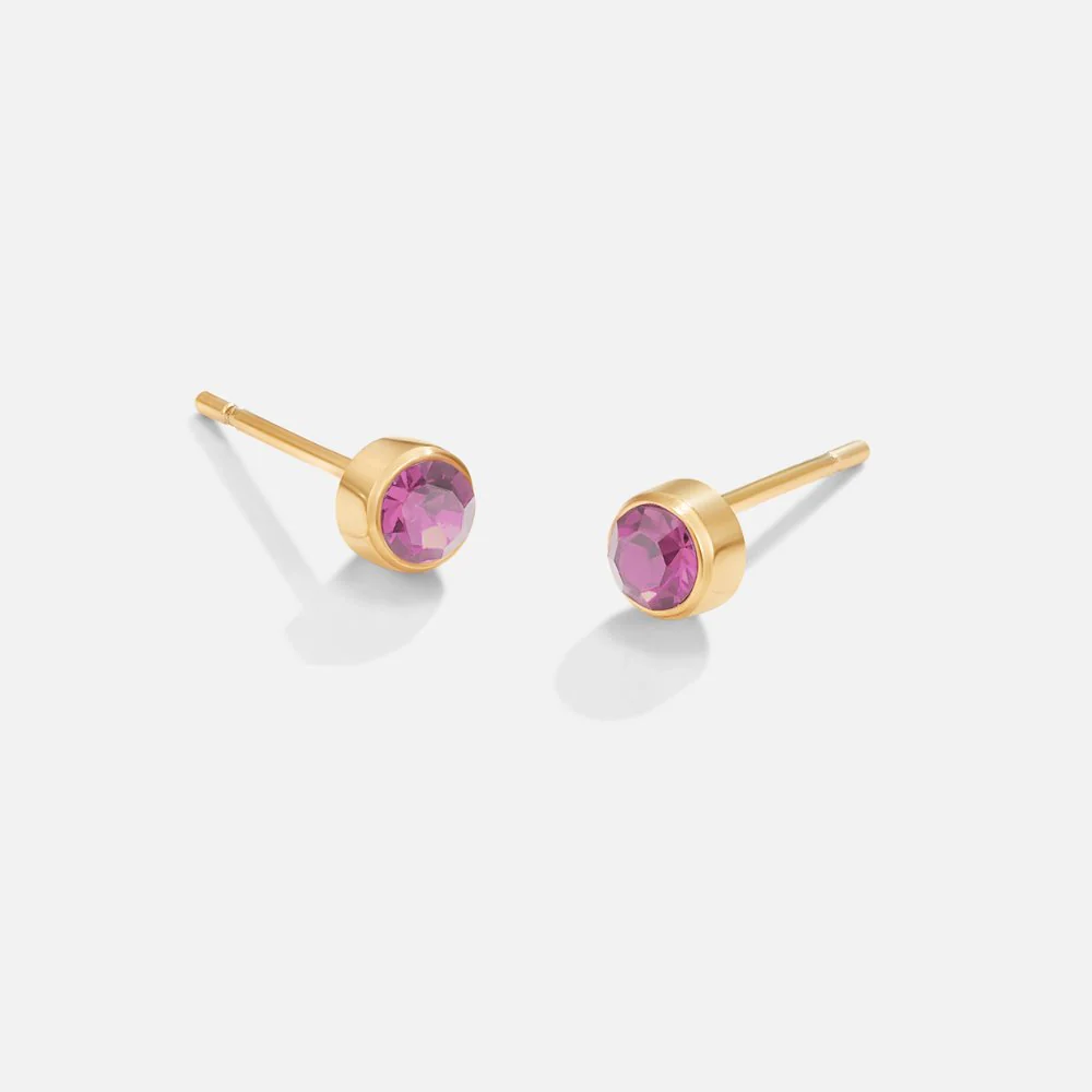 Birthstone Stud Earrings - Image 12