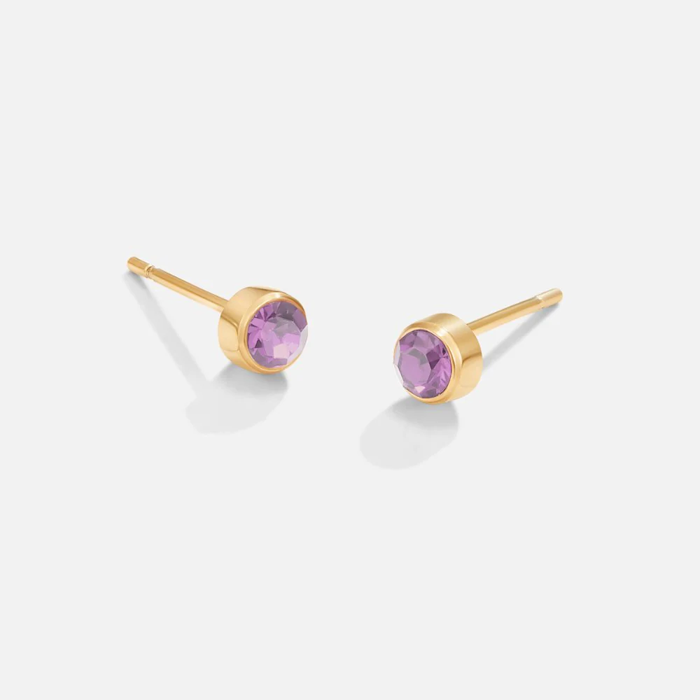 Birthstone Stud Earrings - Image 13