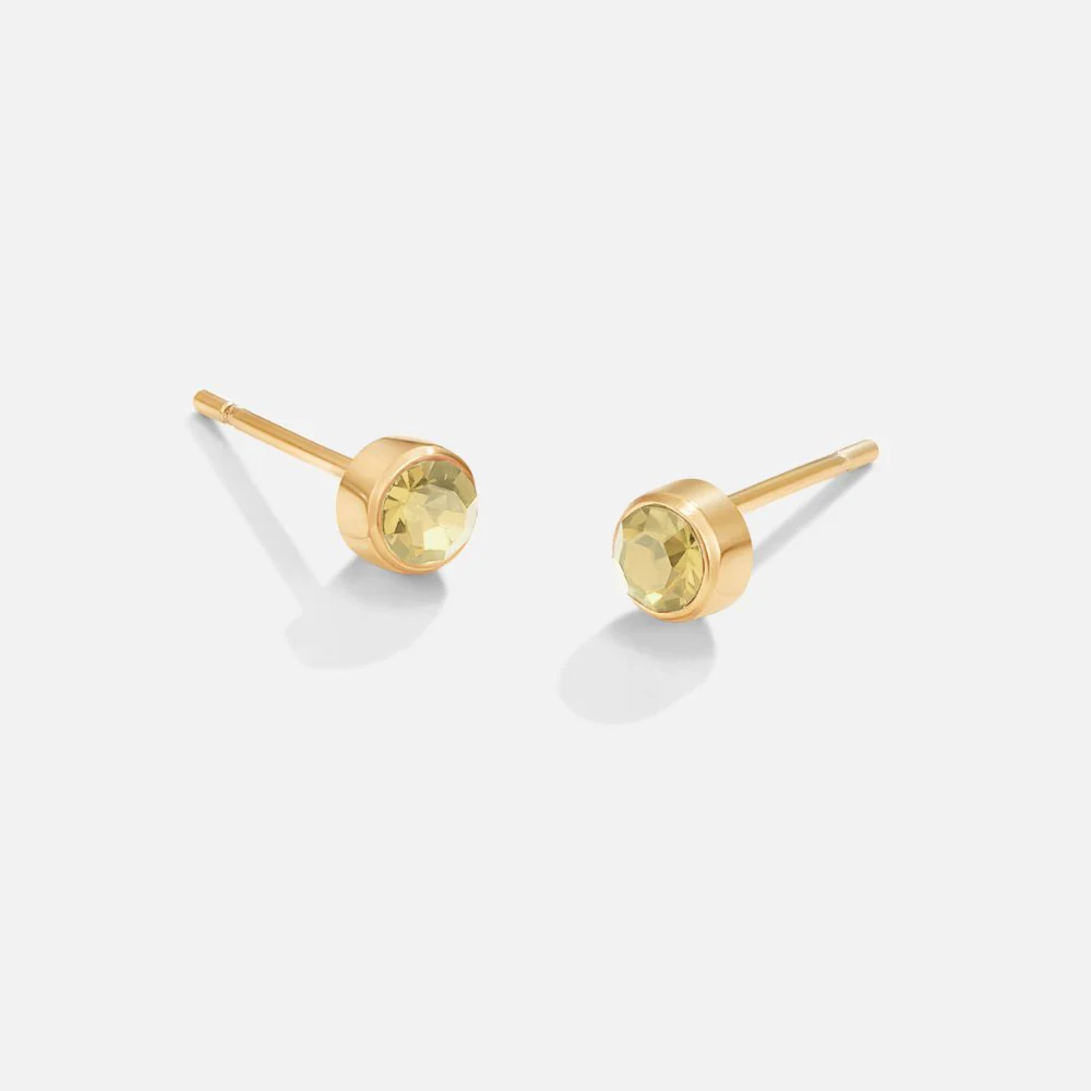 Birthstone Stud Earrings - Image 14