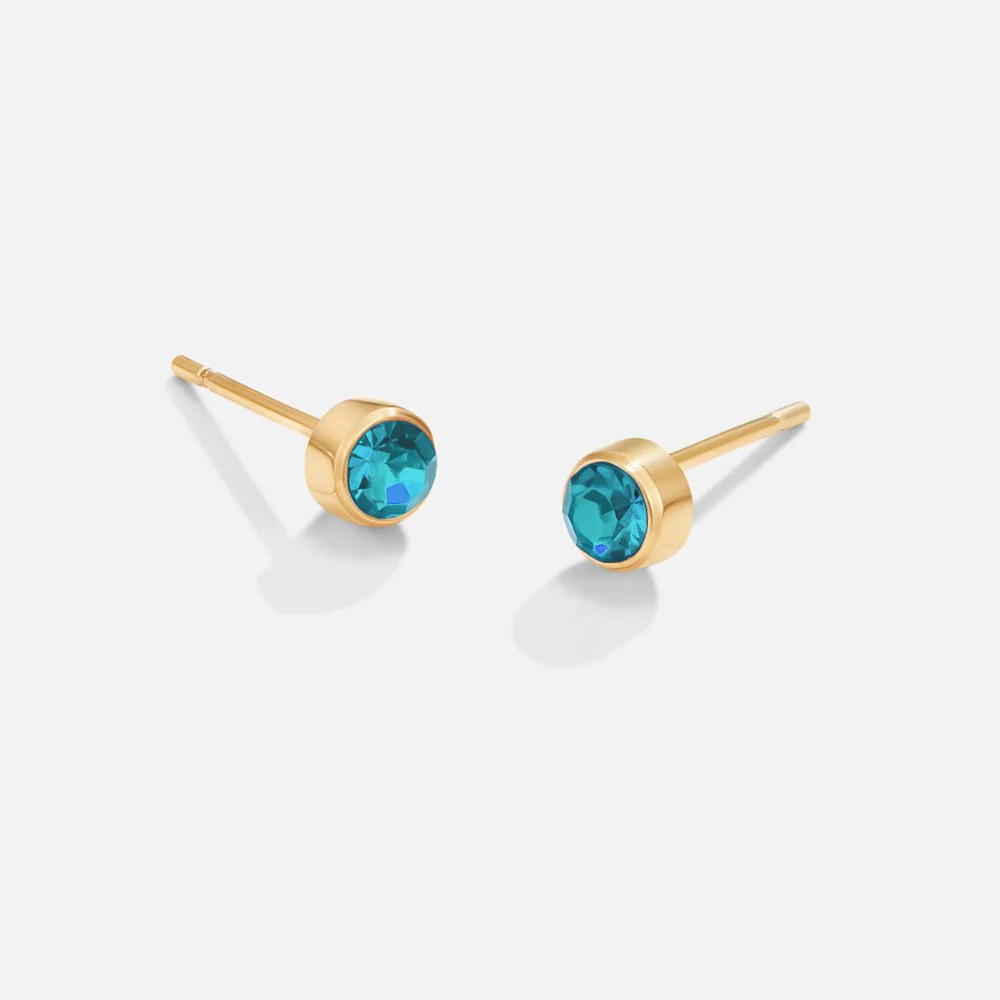 Birthstone Stud Earrings - Image 15