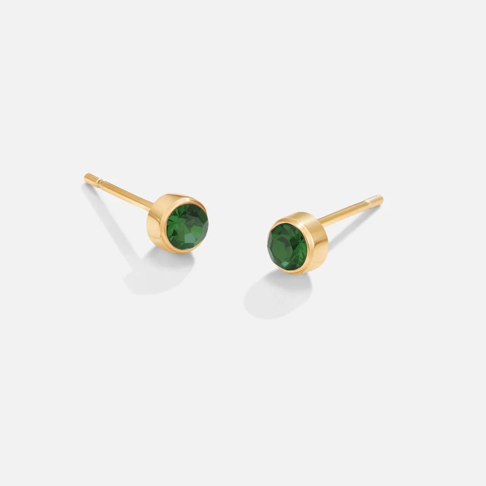 Birthstone Stud Earrings - Image 8