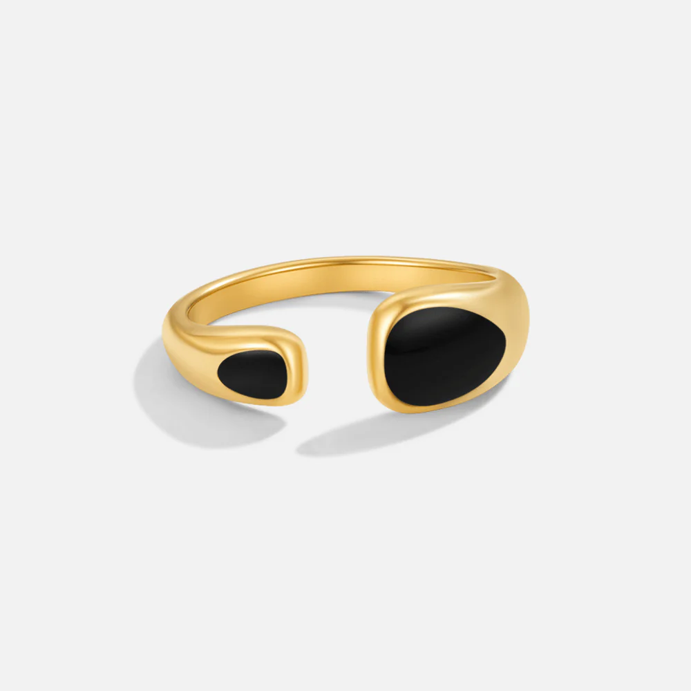 Black Sahara Wrap Ring - Image 4