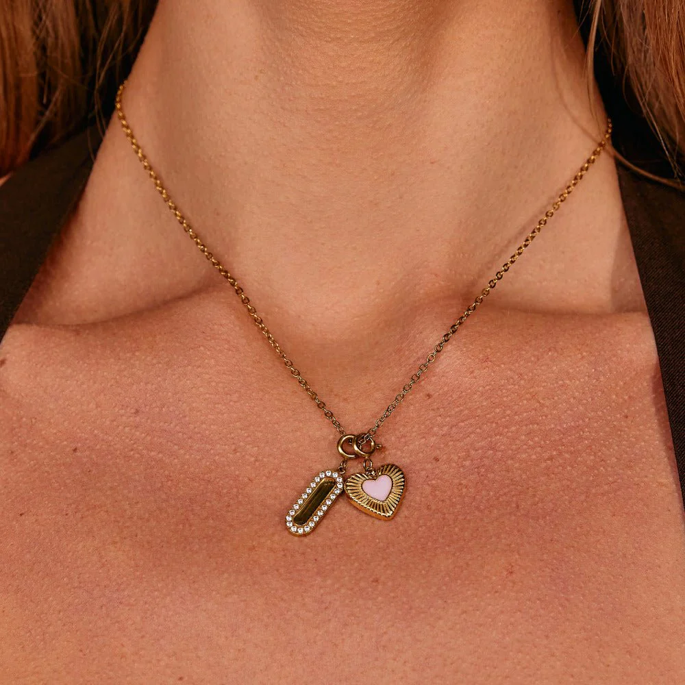 Blush Gold Heart Charm - Image 3