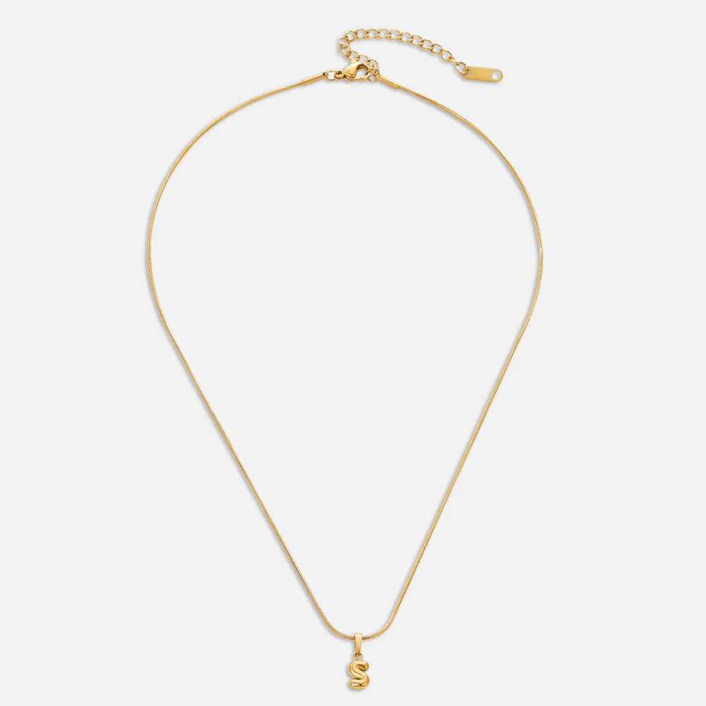 Bubble Letter Necklace - Image 5
