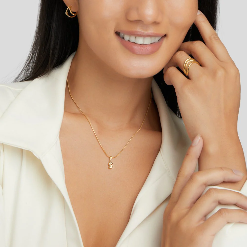 Bubble Letter Necklace - Image 7