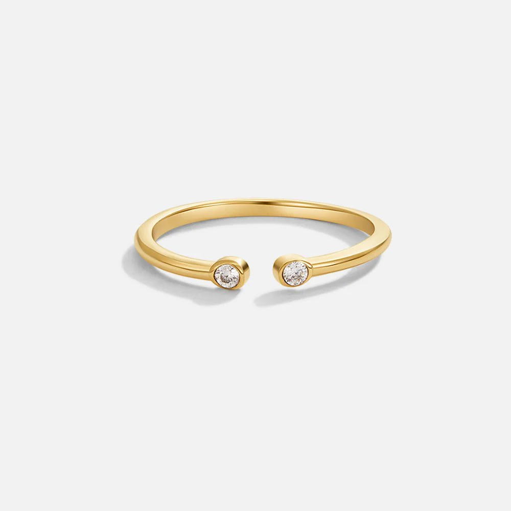 Cali Gold Crystal Ring - Image 3