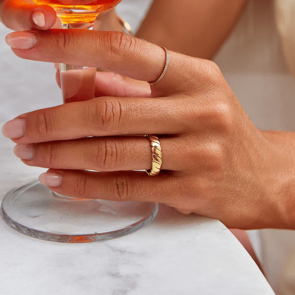 Calira Twisted Infinity Ring - Image 2