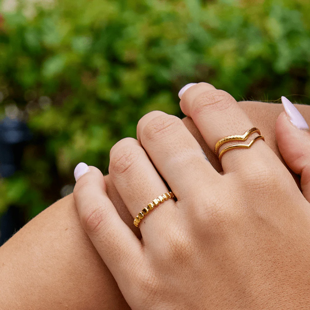 Callie Gold Band Ring - Image 2