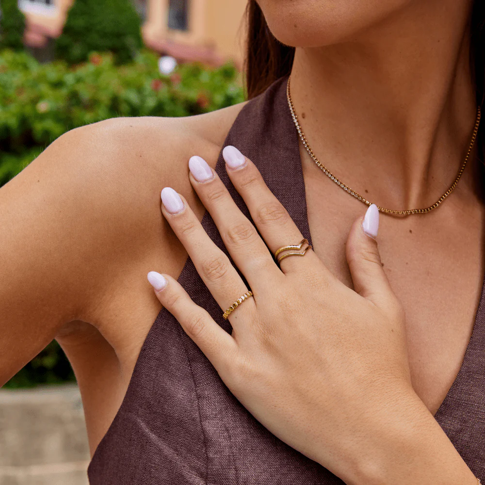 Callie Gold Band Ring - Image 3