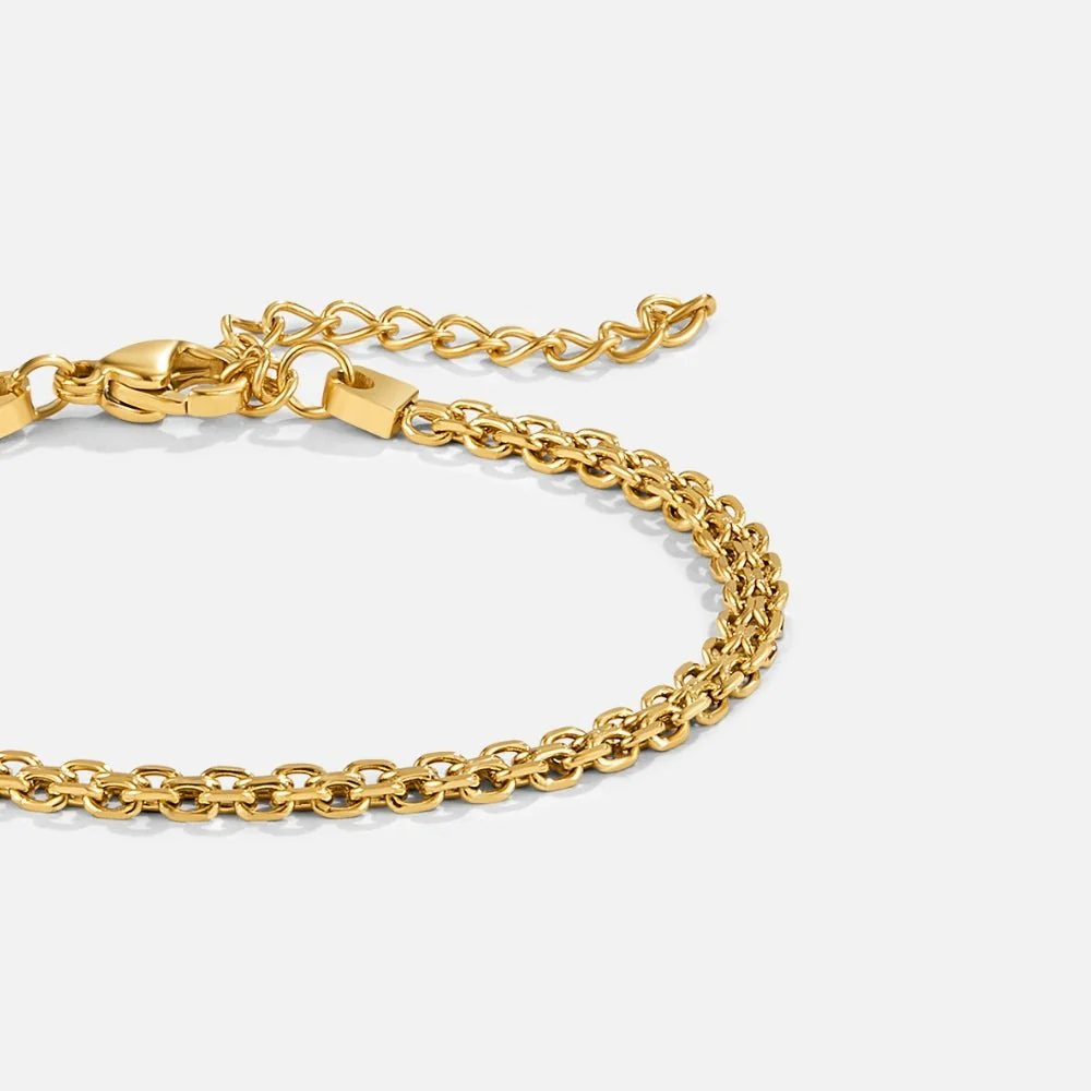 Capri Gold Chain Bracelet - Image 4