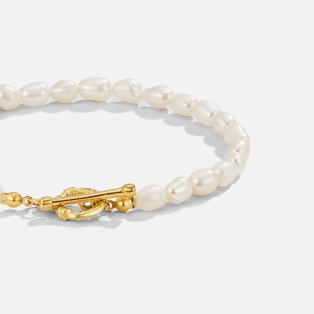 Cara Pearl Link Bracelet - Image 4