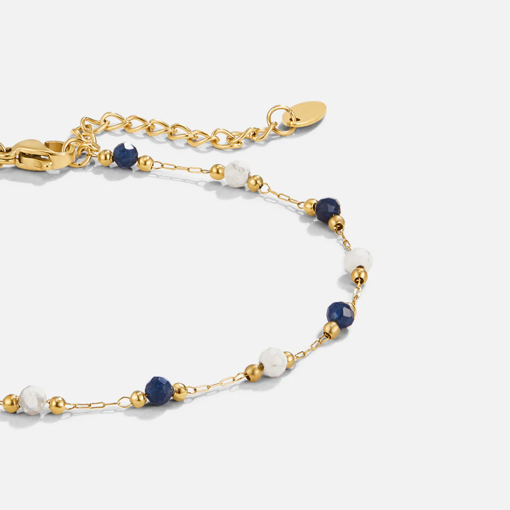 Lulu Natural Stone Anklet - Image 4