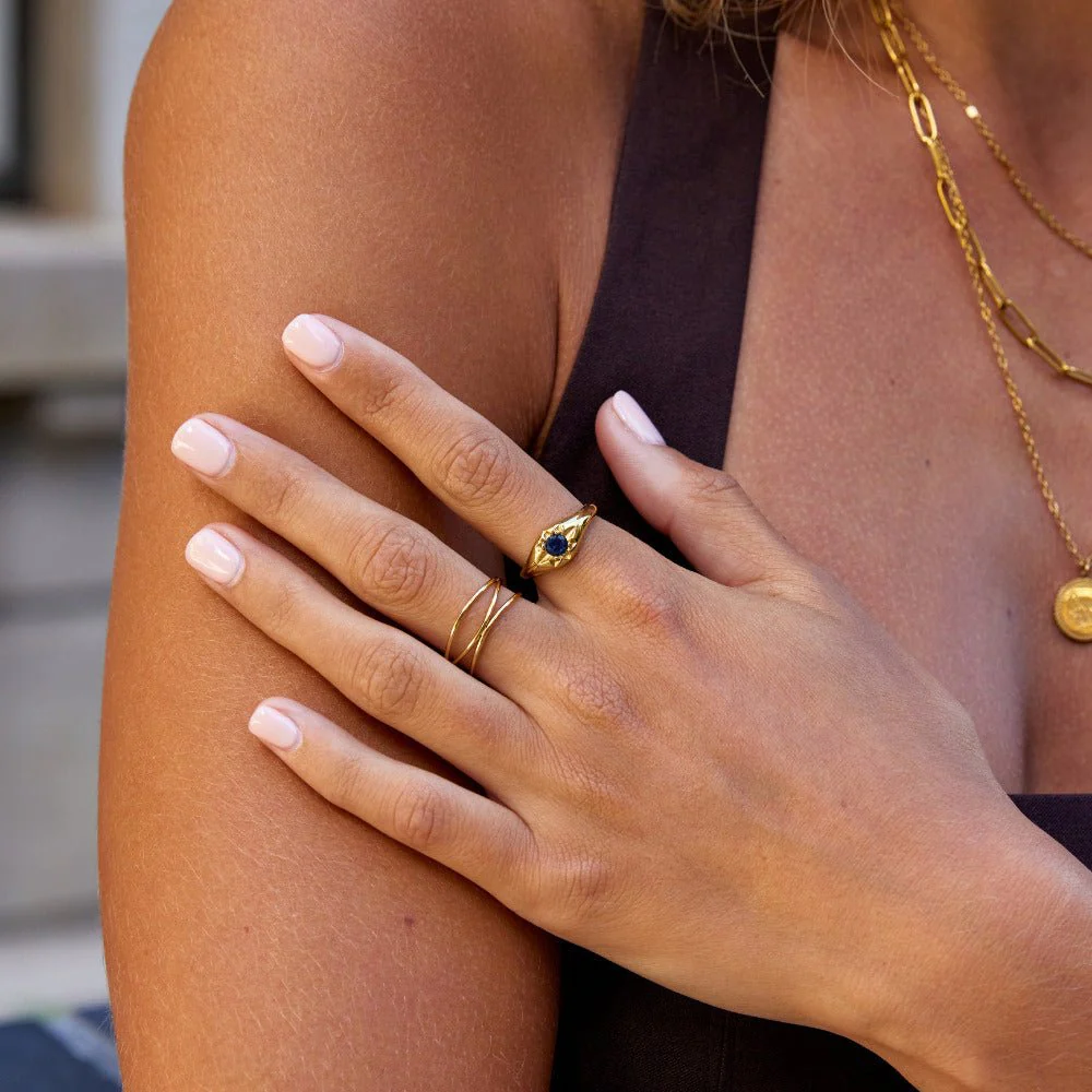 Celestial Blue Star Ring - Image 3