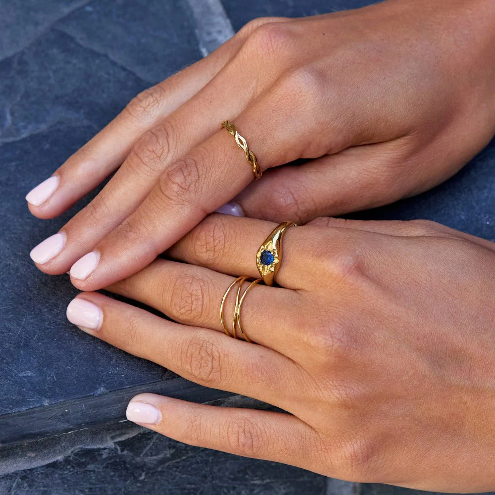 Celestial Blue Star Ring - Image 6