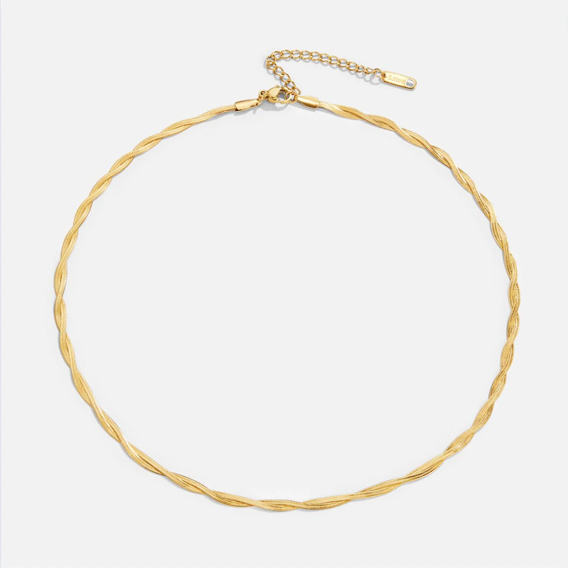 Chiara Twist Snake Chain Necklace - Image 4