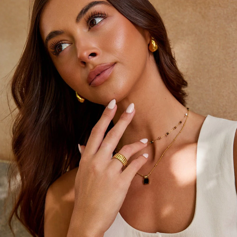 Chunky Calira Gold Ring - Image 3