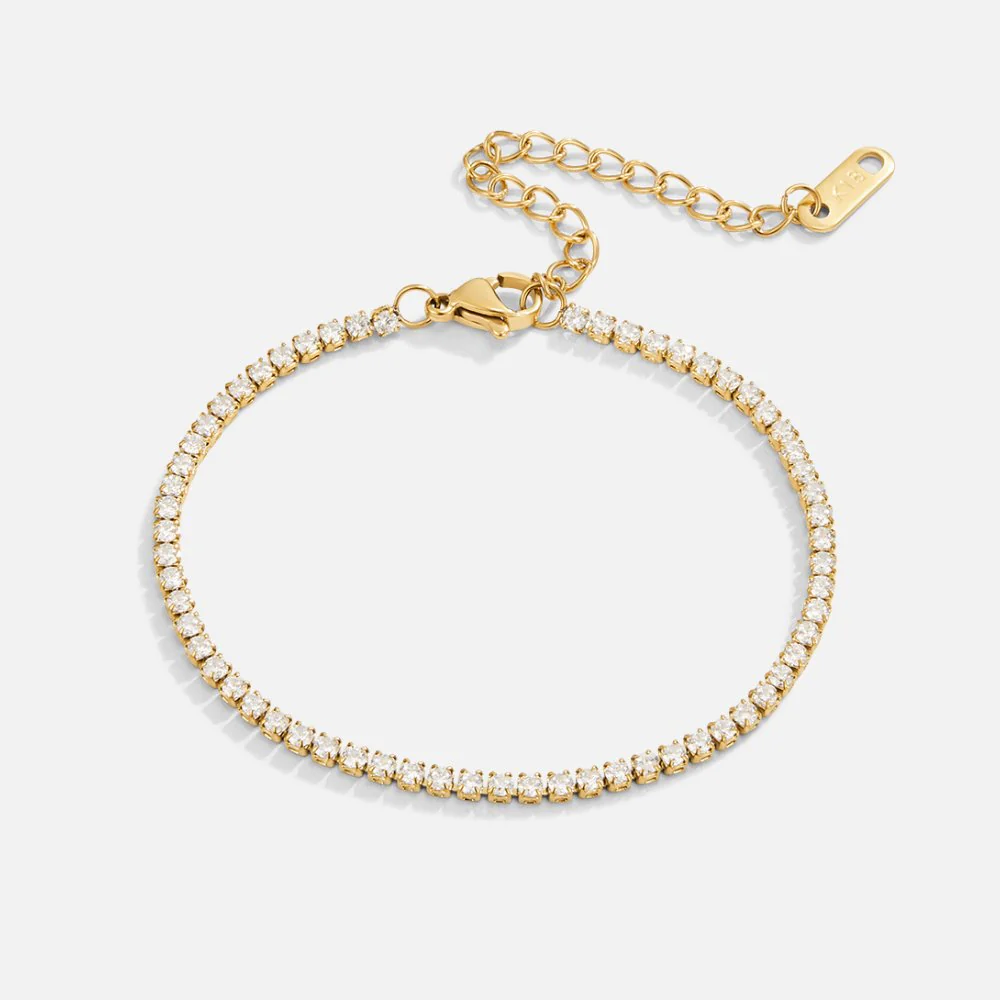 Cordelia Gold Tennis Bracelet - Image 6