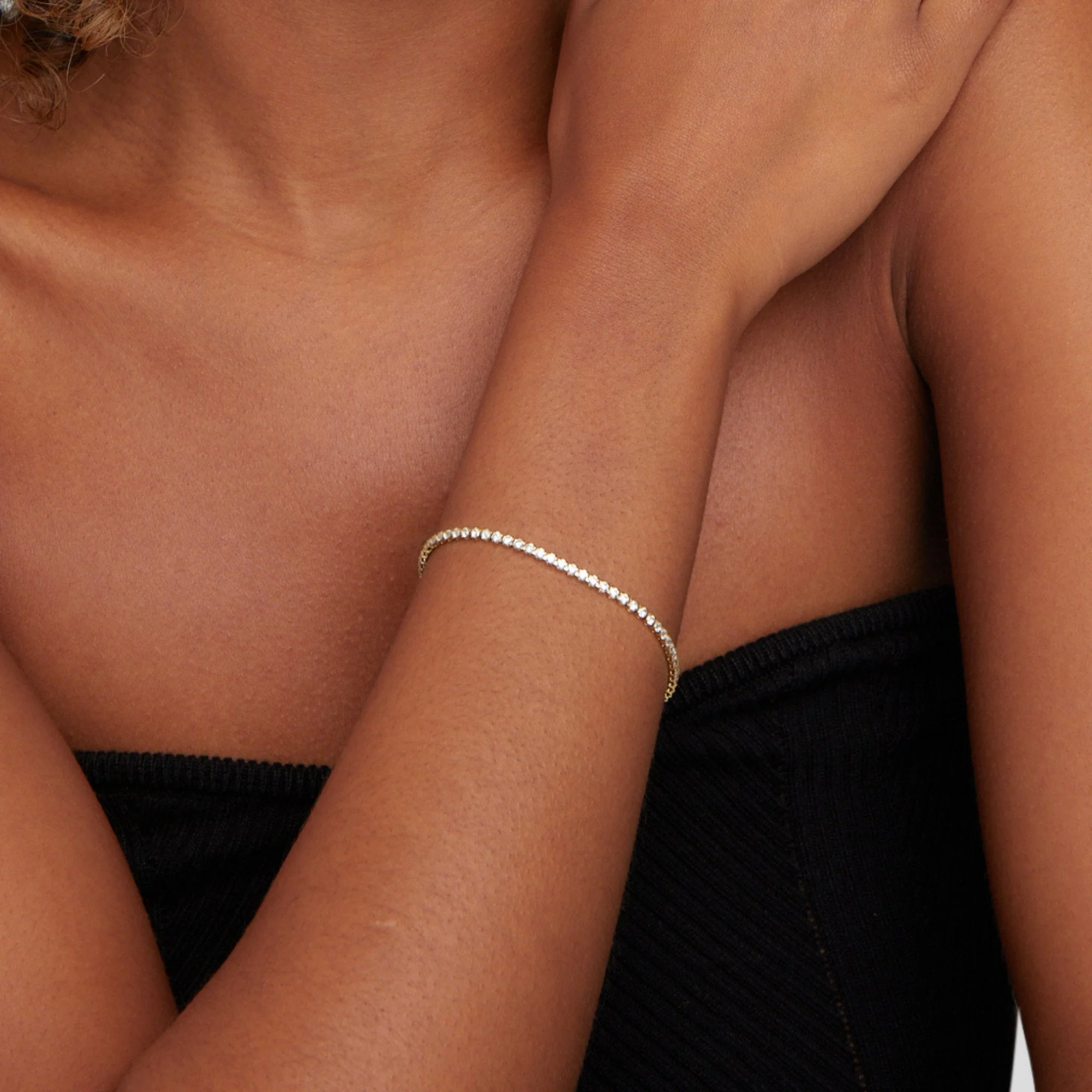 Cordelia Silver Tennis Bracelet - Image 2