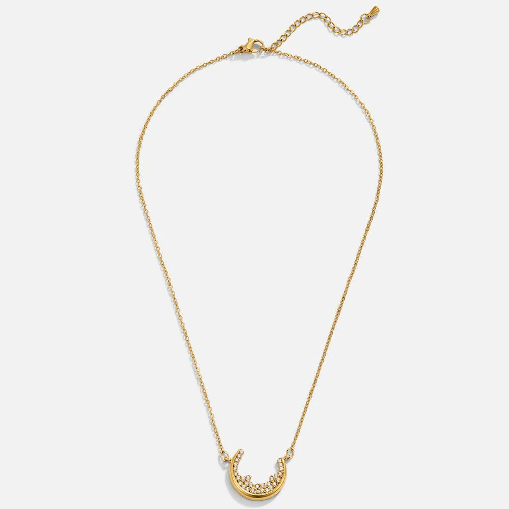 Crescent Moon Pendant Necklace - Image 3