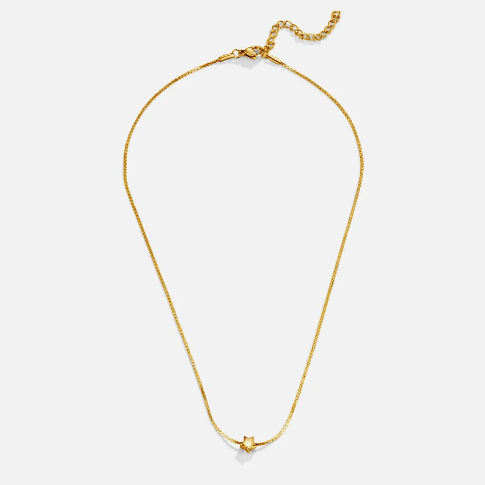 Dainty Star Pendant Gold Necklace - Image 3