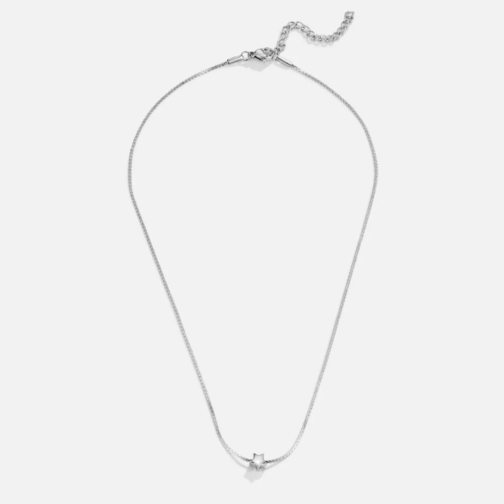 Dainty Star Silver Necklace - Image 3