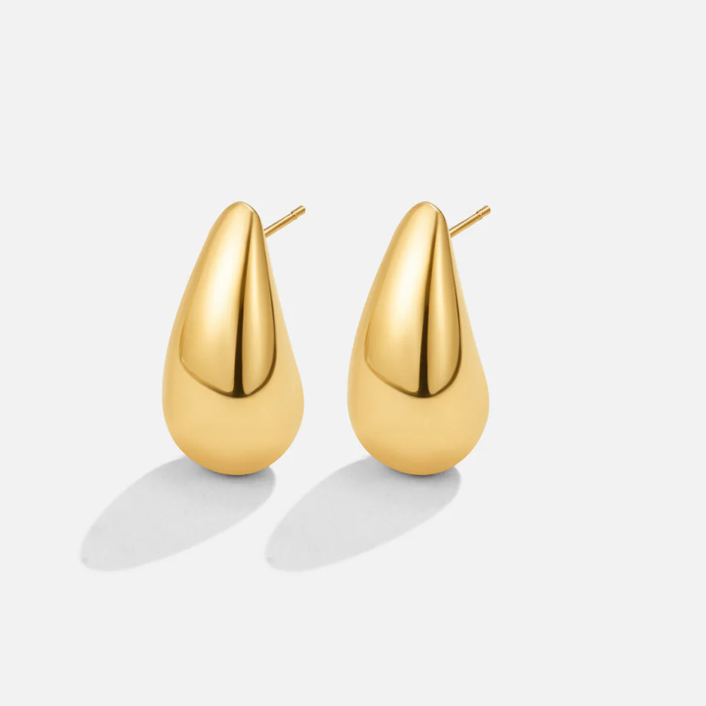 Dakota Gold Teardrop Earrings - Image 4