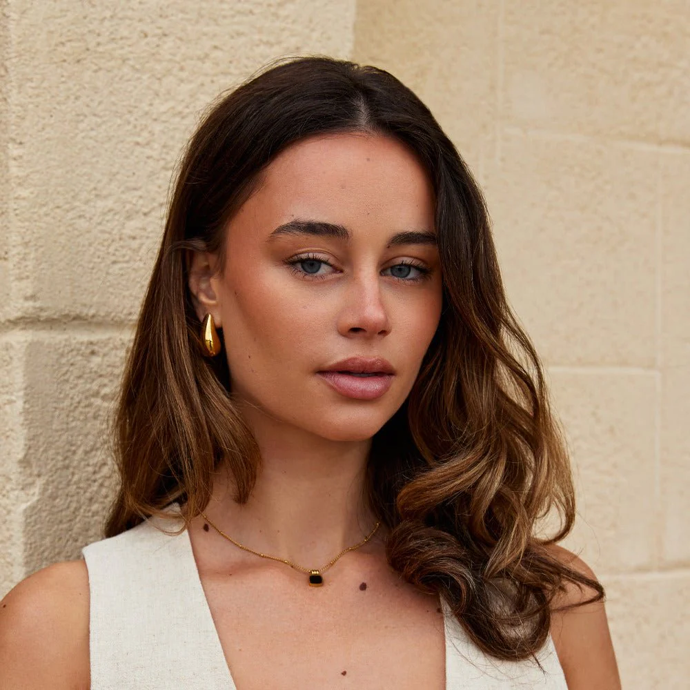 Dakota Gold Teardrop Earrings - Image 5