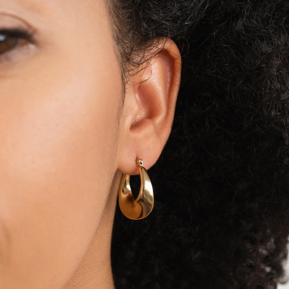 Dara Hoop Earrings - Image 2