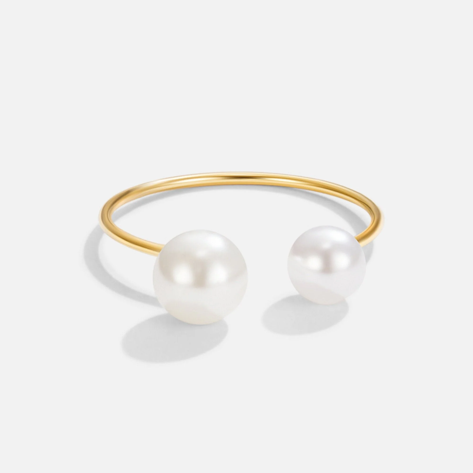 Durya Double Pearl Wrap Ring - Image 4