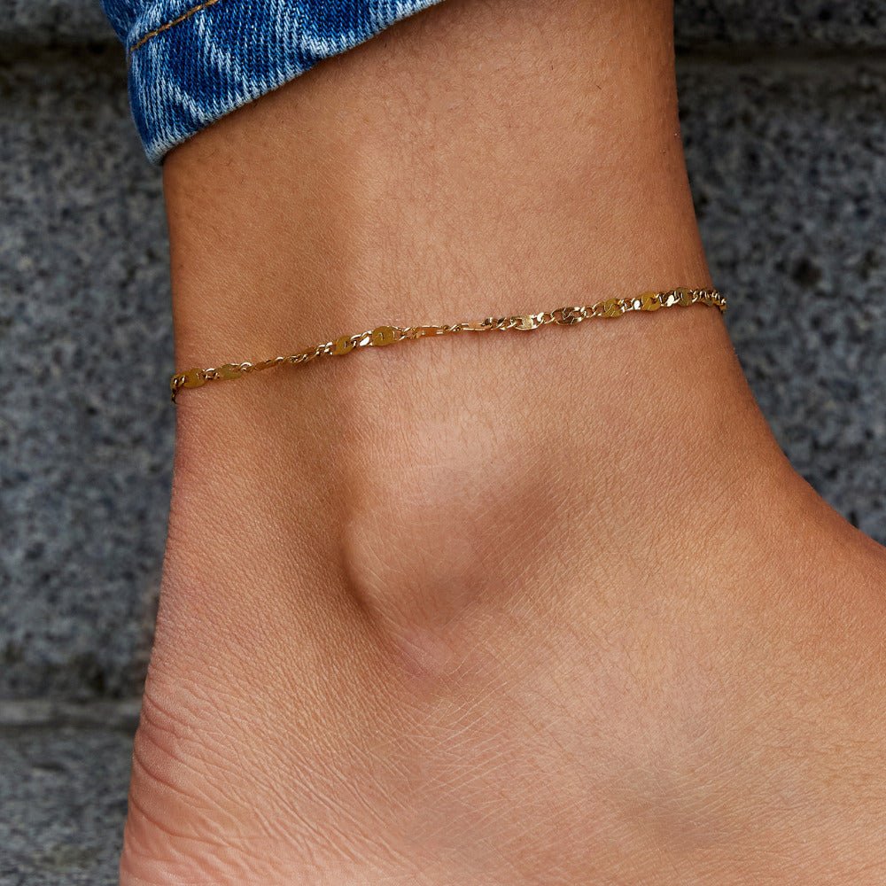 Elise Gold Anklet - Image 2