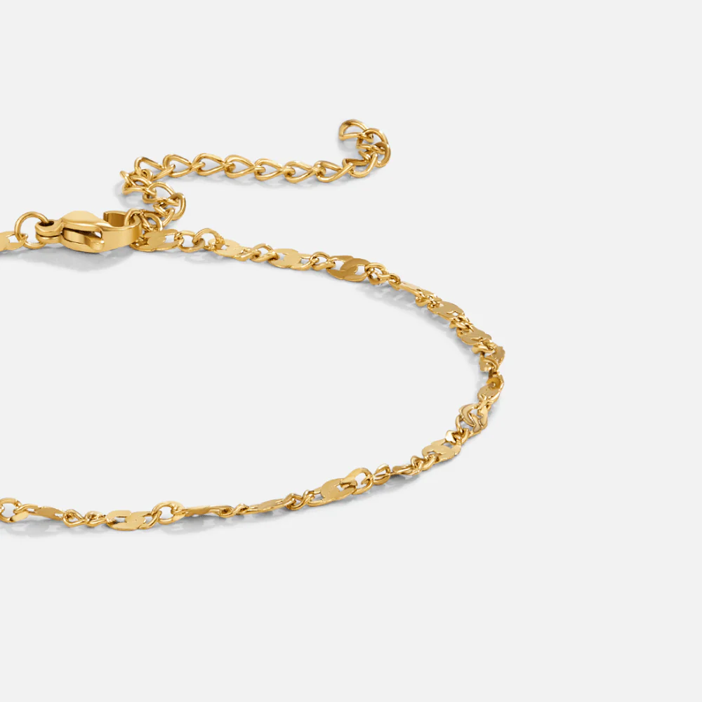 Elise Gold Anklet - Image 3