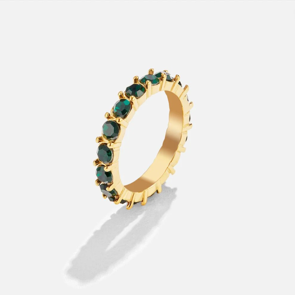 Emerald Beauty 18K Crystal Ring - Image 5